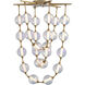 Pearla LED 34.63 inch Brushed Champagne Bronze Pendant Ceiling Light