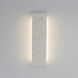 Stela 1 Light 6.25 inch White Travertine Outdoor Wall Light