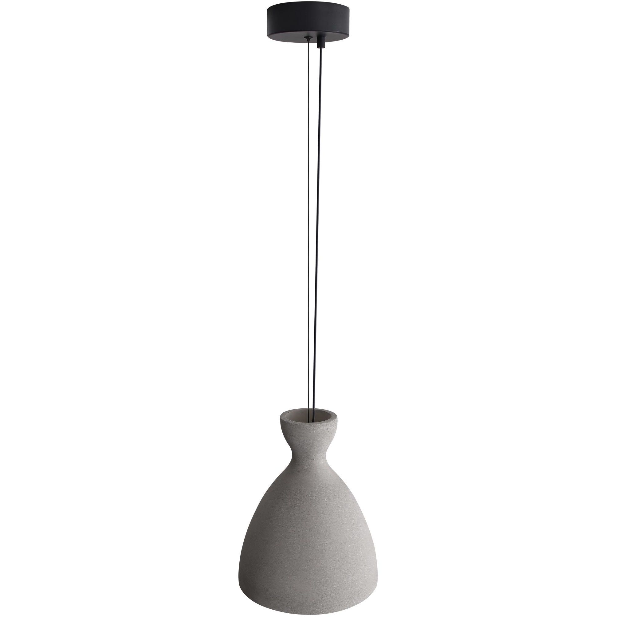 Aethera Pendant Ceiling Light in Grey Cement