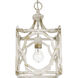 Laurent 1 Light 9 inch Antique Ivory Pendant Ceiling Light
