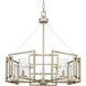 Marco 24.5 inch 60.00 watt White Gold Chandelier Ceiling Light