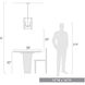 Tribeca 4 Light 12 inch Matte Black/Pewter Pendant Ceiling Light, Mini