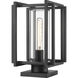 Tribeca 1 Light 8.63 inch Natural Black Outdoor Pier Mount