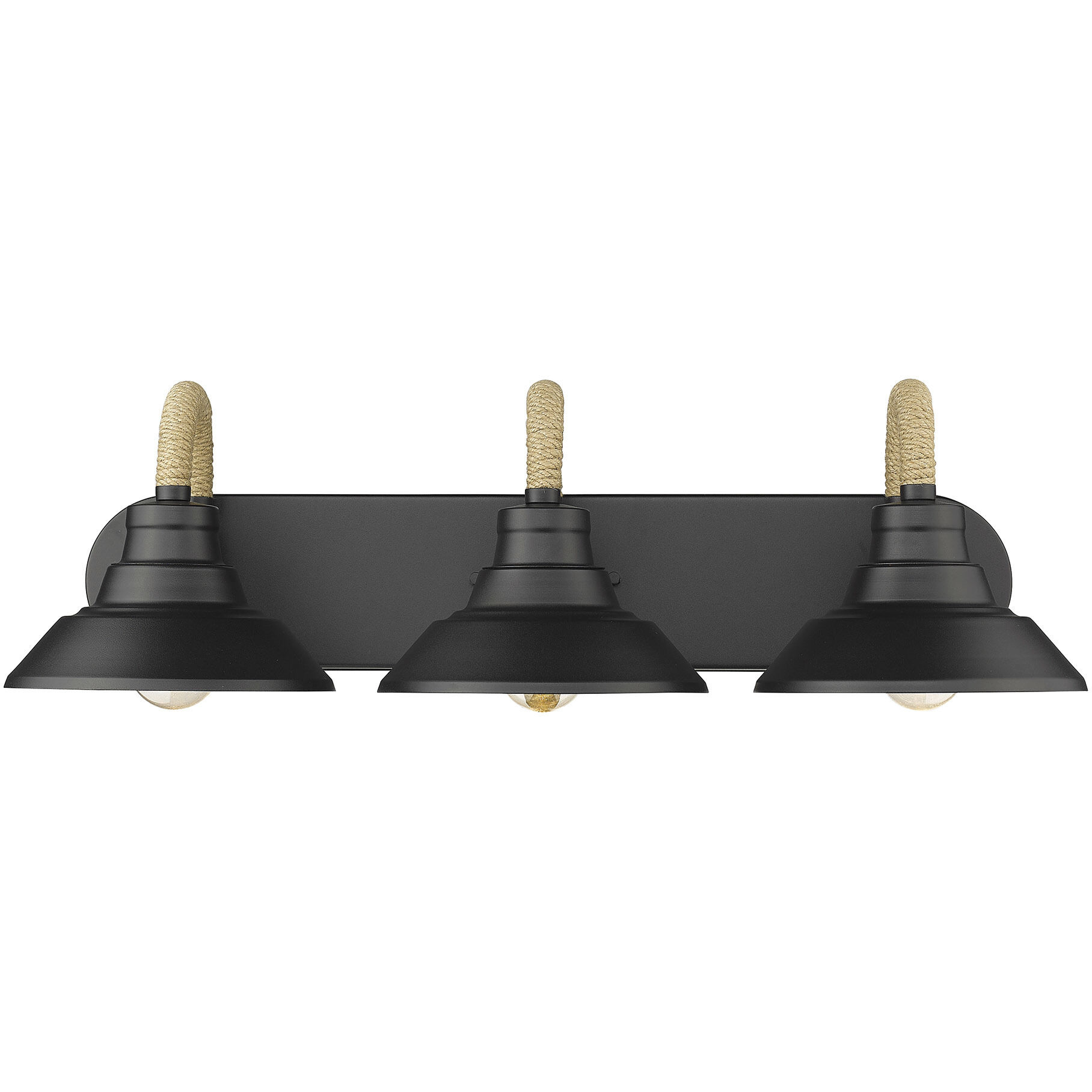 Journey Vanity Wall Light in Natural Black