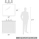 Mercer 3 Light 22 inch Matte Black Bath Vanity Wall Light in Matte Black/Matte Black