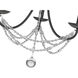 Mirabella 18 inch 60.00 watt Matte Black Chandelier Ceiling Light in No Shade, Mini