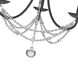 Mirabella 3 Light 18 inch Black Mini Chandelier Ceiling Light in Matte Black, Mini