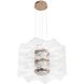 Vetrina LED 23.38 inch Light Gold Pendant Ceiling Light