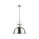 Duncan 1 Light 14 inch Pewter Pendant Ceiling Light, Large 