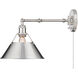 Orwell 1 Light 10 inch Pewter Articulating Wall Sconce Wall Light, Adjustable