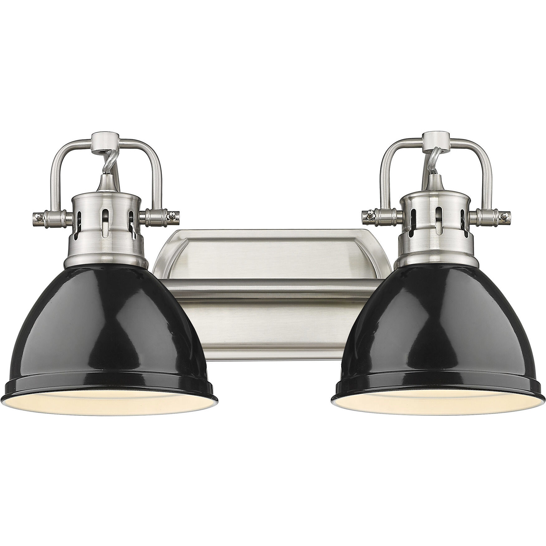 Yep Duncan Vanity Wall Light in Pewter, Black