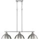 Yep Duncan Island Light Ceiling Light in Chrome, Pewter
