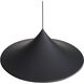Vistara 1 Light 35.38 inch Sand Black Pendant Ceiling Light