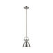 Duncan 1 Light 7 inch Pewter Mini Pendant Ceiling Light