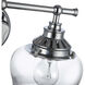 Daphne 2 Light 15.13 inch Chrome Vanity Light Wall Light