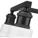 Carver 2 Light 19.5 inch Matte Black Bath Vanity Light Wall Light