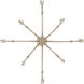 Kamila 24 inch 60.00 watt White Gold Chandelier Ceiling Light