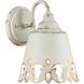 Eloise 1 Light 8.75 inch Antique Ivory Vanity Light Wall Light