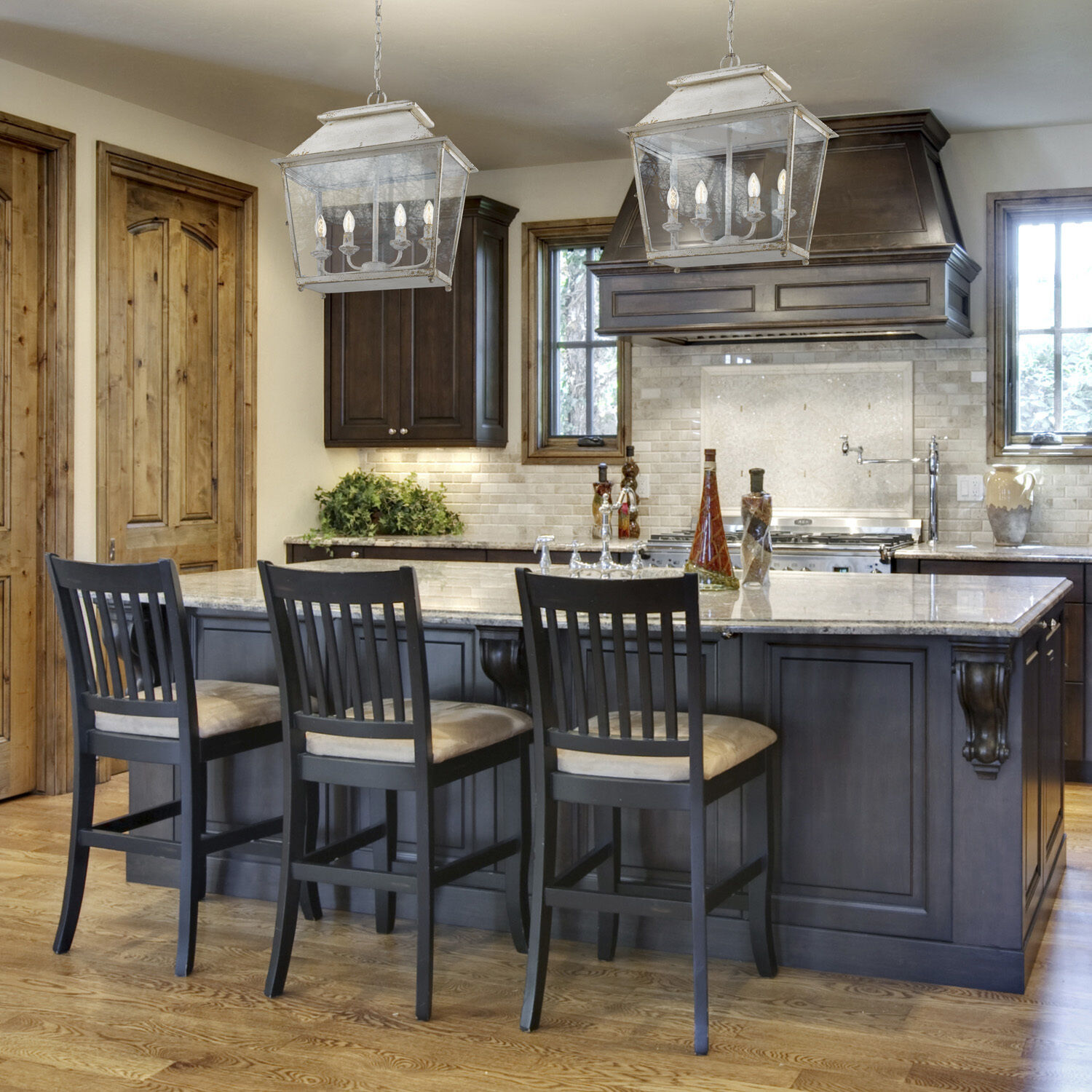 Abingdon Pendant Ceiling Light in Antique Ivory