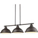 Yep Duncan Island Light Ceiling Light in Rubbed Bronze