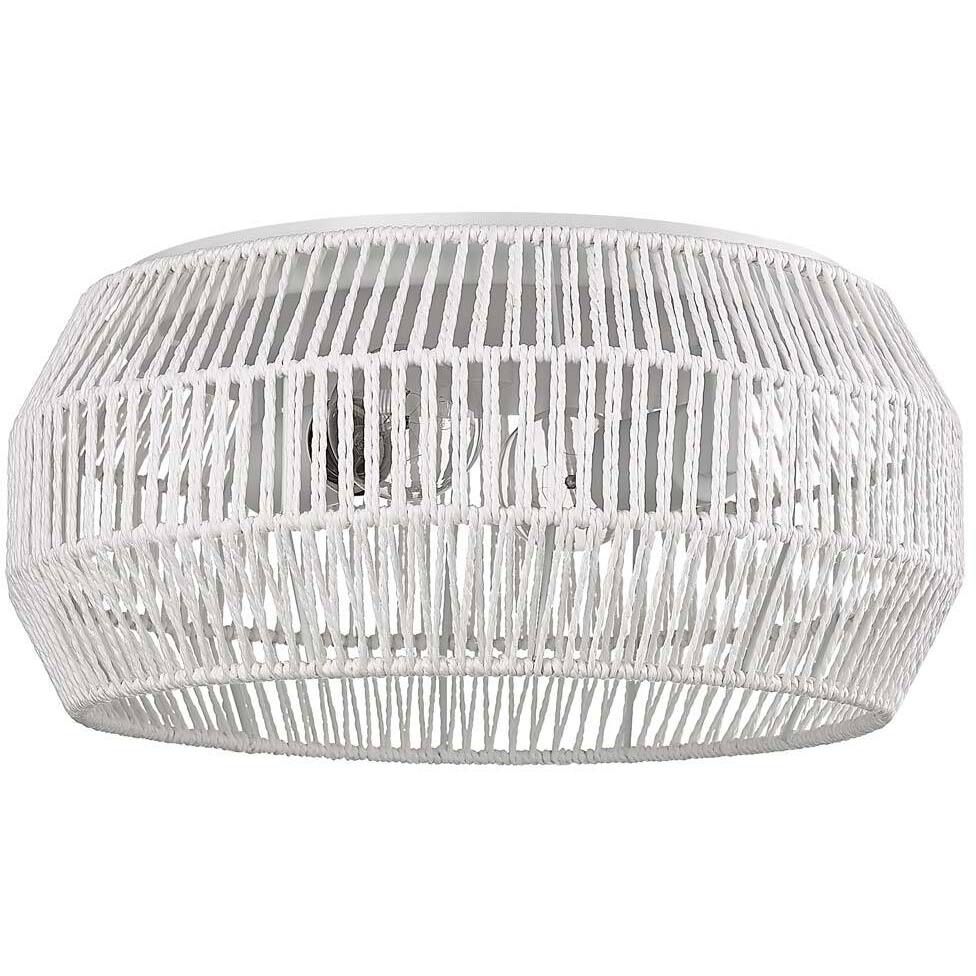 Marlee 2 Light 14.13 inch Matte White Flush Mount Ceiling Light