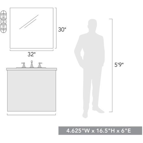 Seaport 2 Light 5 inch Matte Black Wall Sconce Wall Light, Damp