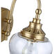 Daphne Wall Sconce Wall Light in Brushed Champagne Bronze