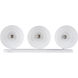Journey 3 Light 26 inch Natural White Bath Vanity Light Wall Light