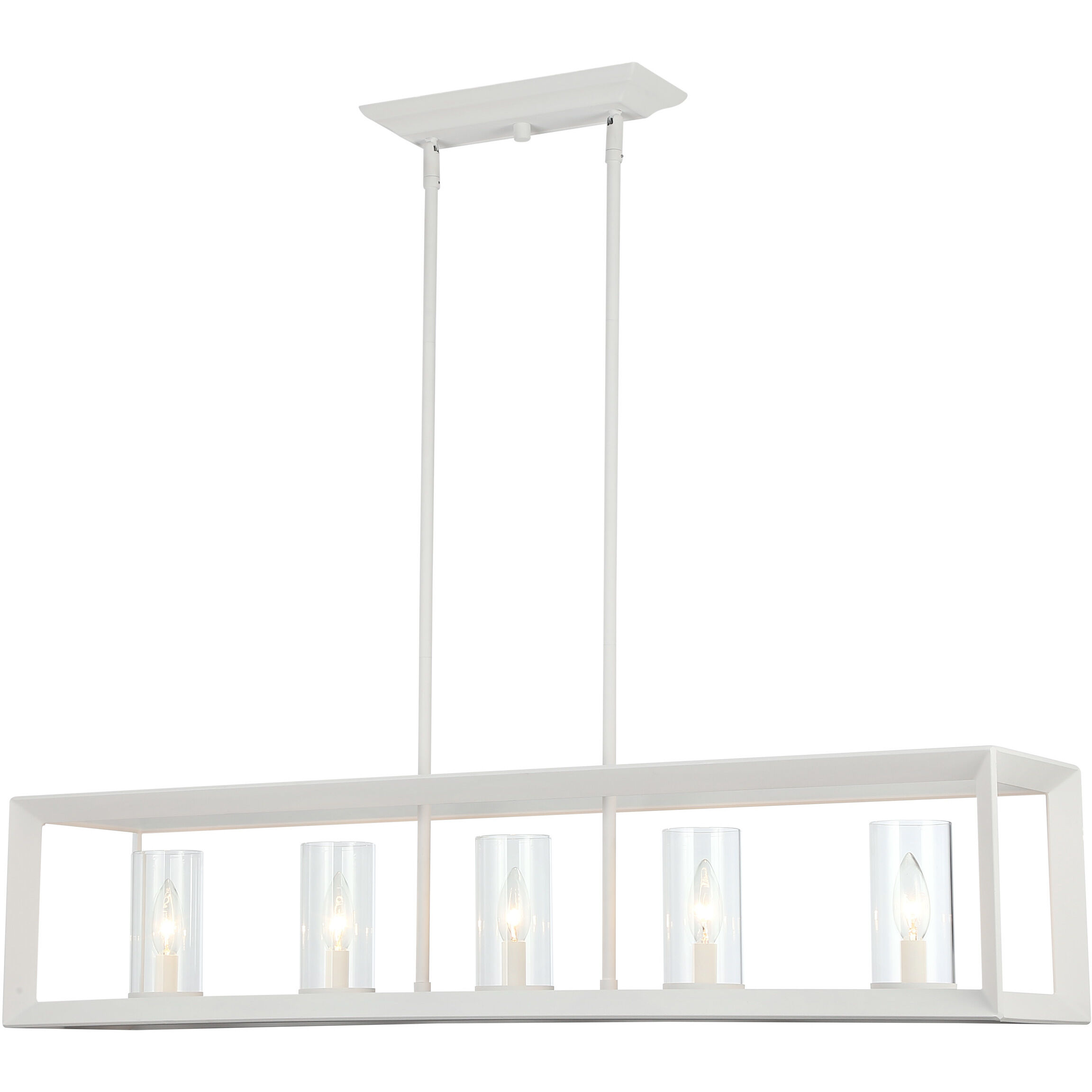 Smyth Island Light Ceiling Light in Clear Glass, Natural White