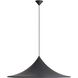 Vistara 1 Light 35.38 inch Sand Black Pendant Ceiling Light