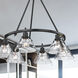 Yep Orwell 29 inch 60.00 watt Matte Black Chandelier Ceiling Light in Clear Glass