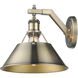 Yep Orwell 1 Light 10 inch Aged Brass Wall Sconce Wall Light