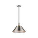 Orwell 1 Light 14 inch Pewter Pendant Ceiling Light, Large