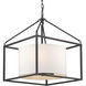 Manhattan 18.38 inch 60.00 watt Matte Black Chandelier Ceiling Light