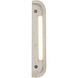 Stela 1 Light 6.25 inch White Travertine Outdoor Wall Light