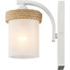 Chatham 1 Light 7.88 inch Natural White Bath Vanity Light Wall Light