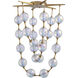 Pearla Pendant Ceiling Light in Brushed Champagne Brass