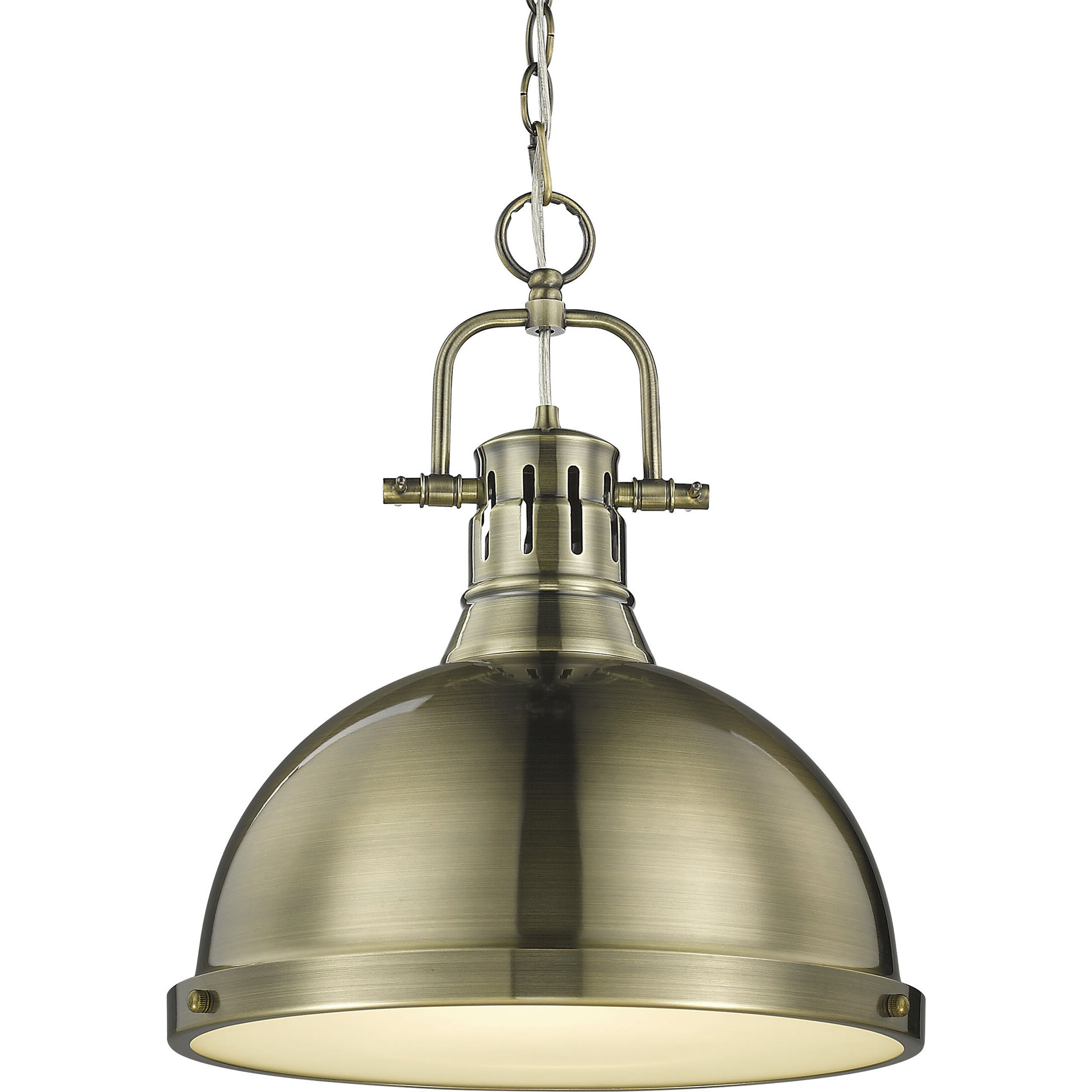 Yep Duncan Pendant Ceiling Light in Aged Brass, Rubbed Bronze