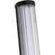 Rodara LED 24.38 inch Matte Black Outdoor Wall Sconce
