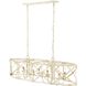 Alcott Linear Pendant Ceiling Light in Antique Ivory