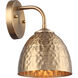 Shepard Wall Sconce Wall Light in Modern Brass