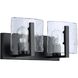 Aenon 2 Light 14.25 inch Matte Black Vanity Light Wall Light