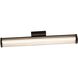 Rodara LED 24.38 inch Matte Black Outdoor Wall Sconce