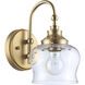 Daphne Wall Sconce Wall Light in Brushed Champagne Bronze