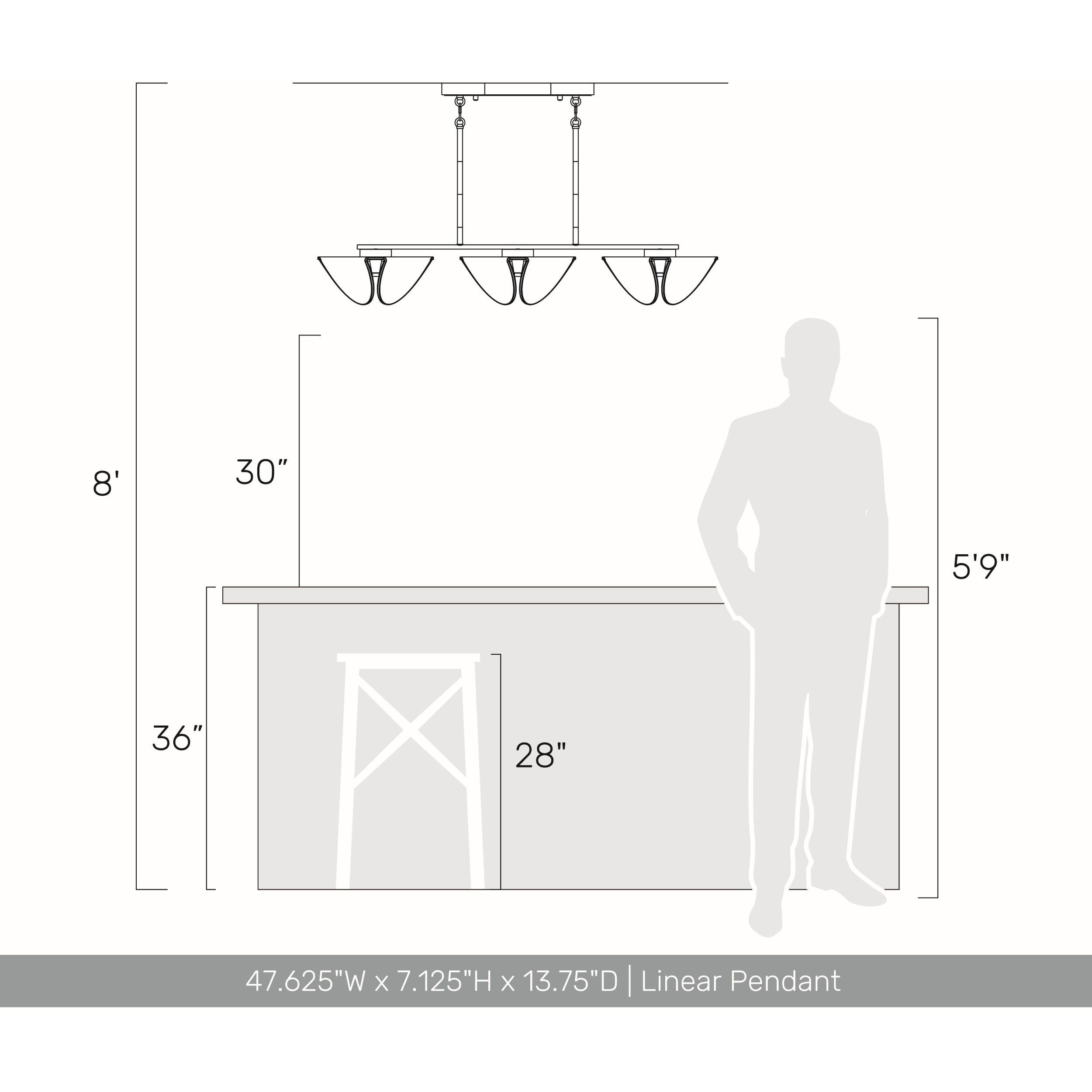Glacier Island Light Ceiling Light