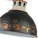 Kinsley 4 Light 39.38 inch Aged Galvanized Steel Bath Vanity Light Wall Light in Antique Black Iron