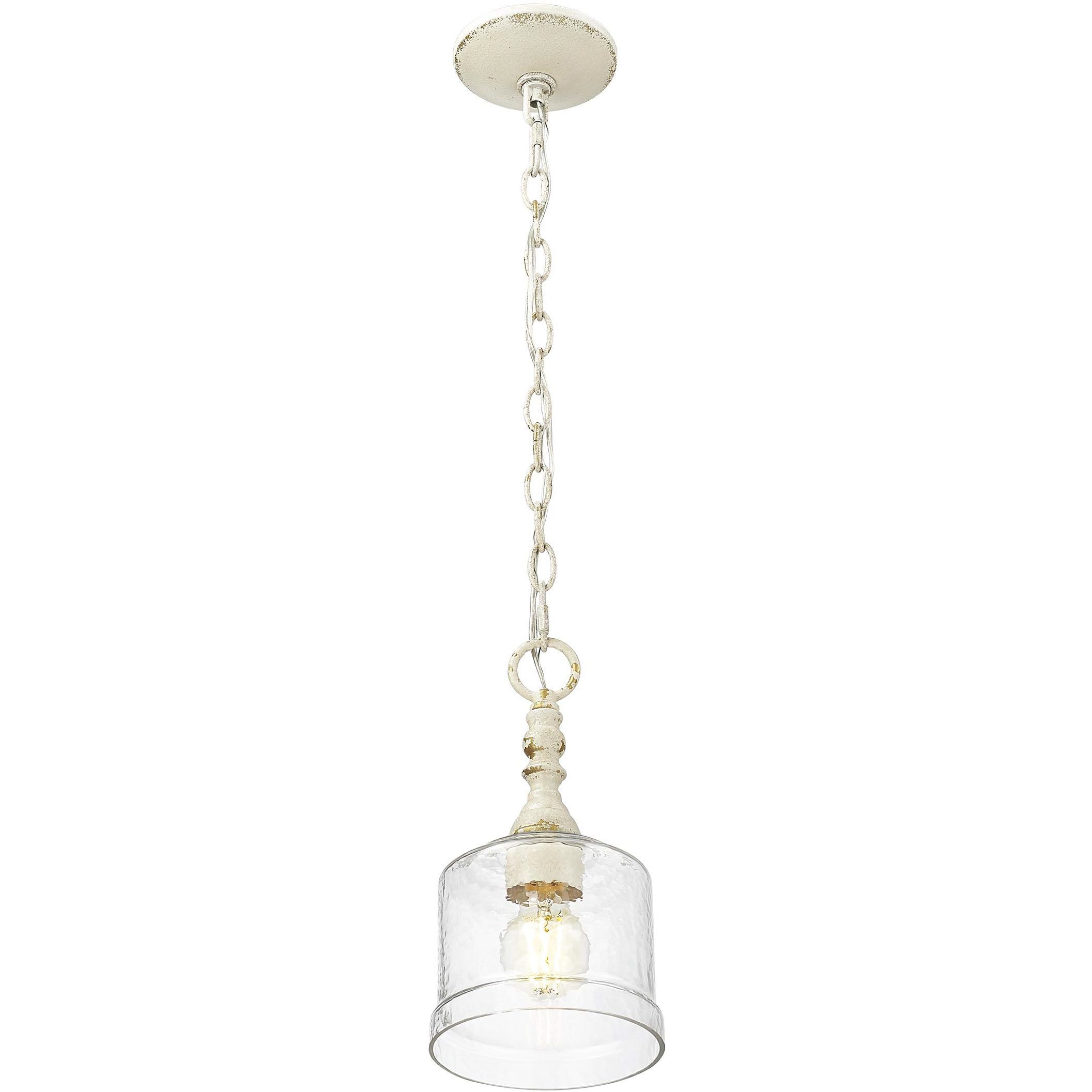 Keating 1 Light 5.88 inch Antique Ivory Pendant Ceiling Light