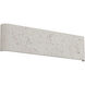 Stela 1 Light 6.25 inch White Travertine Outdoor Wall Light