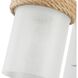Chatham 1 Light 7.88 inch Natural White Bath Vanity Light Wall Light