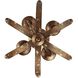 Victoria 4 Light 17.13 inch Heirloom Gold Pendant Ceiling Light